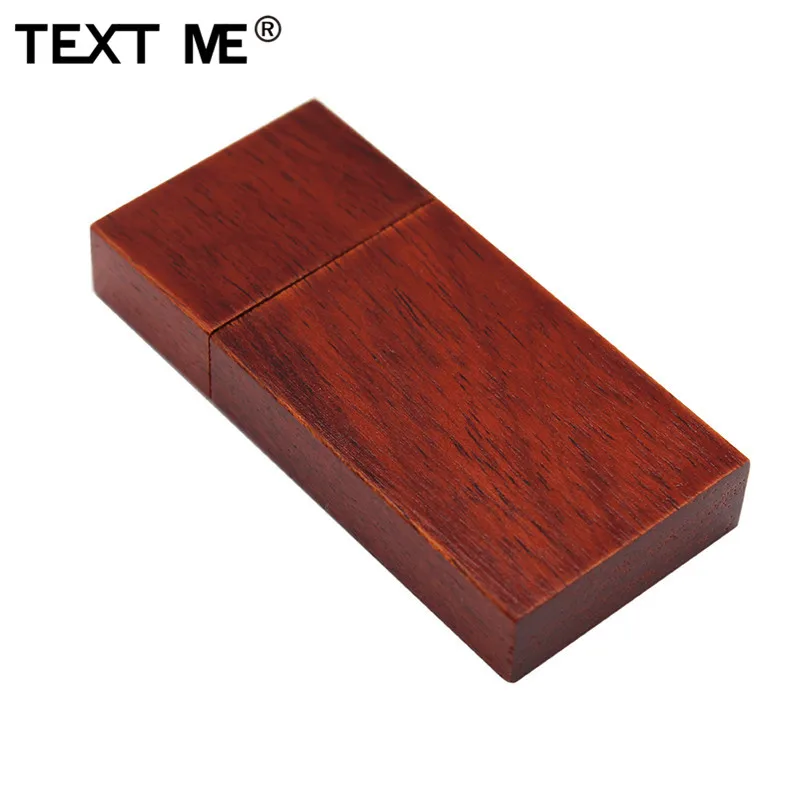 TEXT ME деревянный персональный логотип usb флеш накопитель 2 0 4 ГБ 8 16 32 64 подарок для