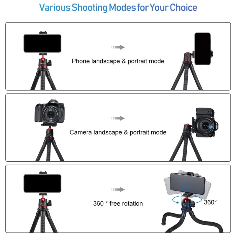 Складной штатив 2 в 1 Ulanzi MT 11 Travel Flexible Octopus мобильный телефон DSLR|Штативы| |
