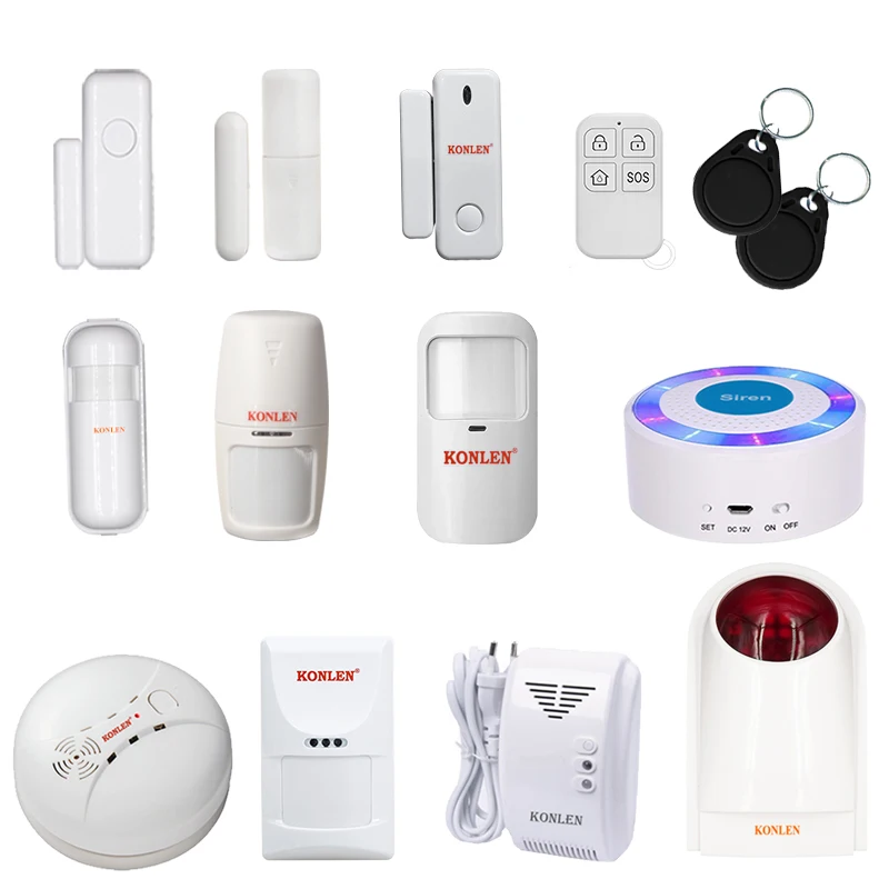 Беспроводной детектор движения Pir датчик двери и окна дыма газа