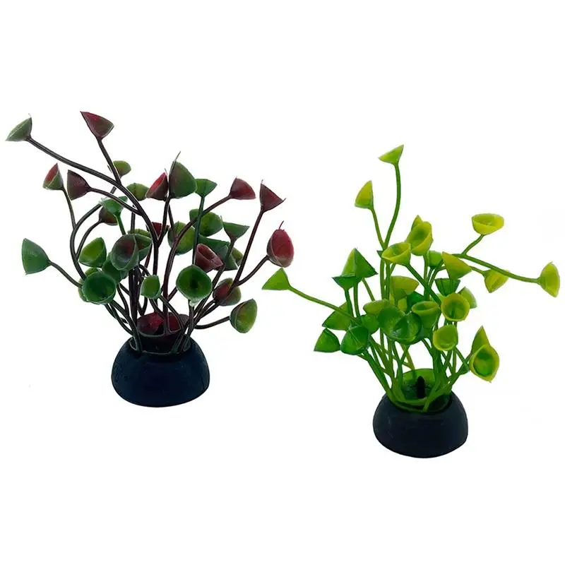 

Plastic Aquarium Plant Long Simulation Aquarium Green Fake Water Grass Fish Tank Ornament Decoration Artificial Green Plant
