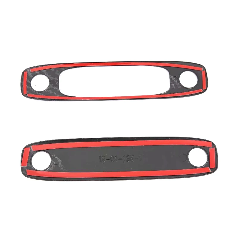 

For Tesla Model 3 Blue Star 2017-2020 Carbon Style Front & Rear Reading Light Lamp Frame Decoration Cover Trim Car Styling