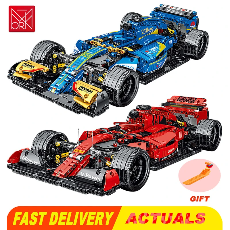 MOC-31313 F1 формула спортивные гоночные автомобили строительные блоки модели