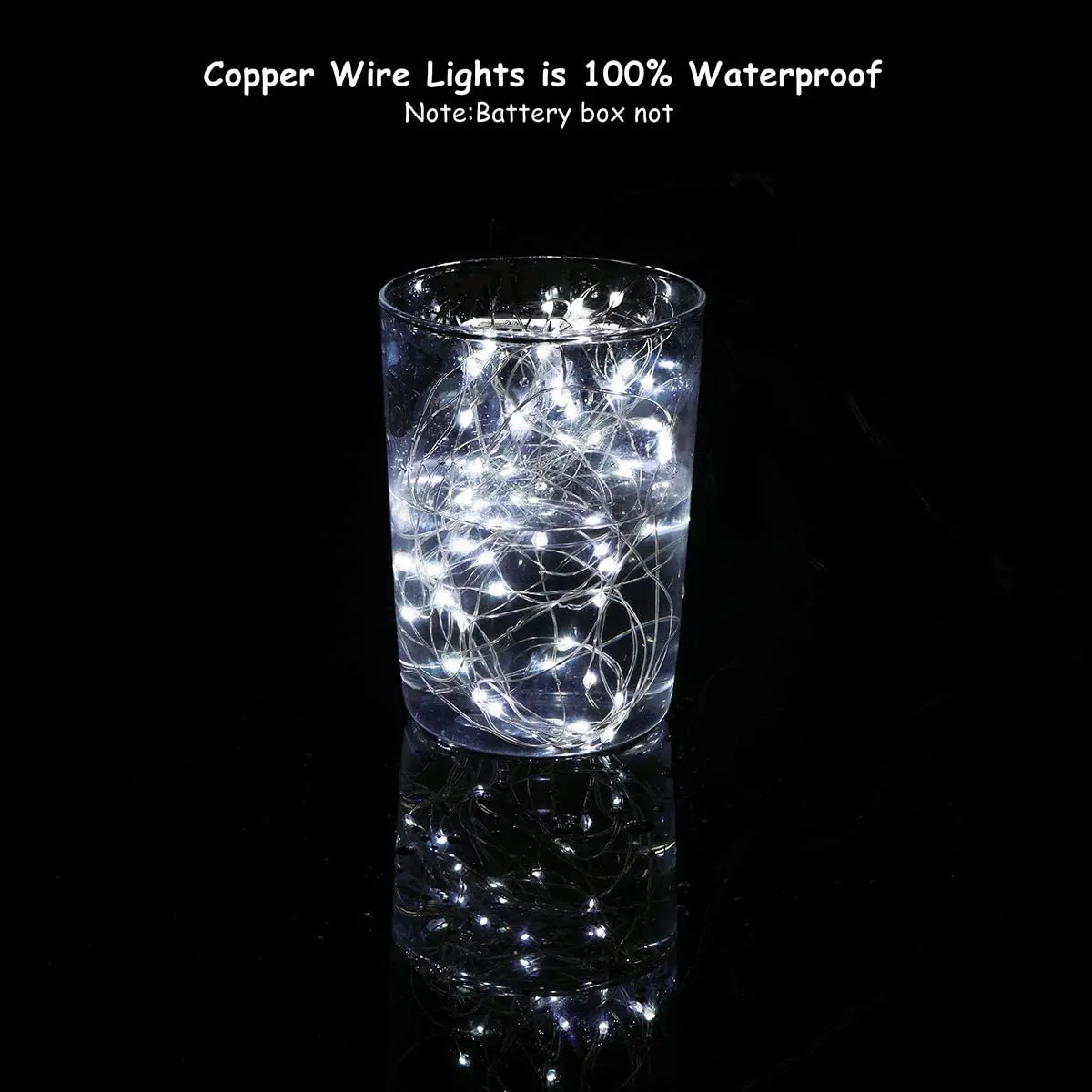 

Battery Operated Fairy Light 10 LED String Lights Waterproof Copper Wire Starry Lights for Wedding Party Christmas