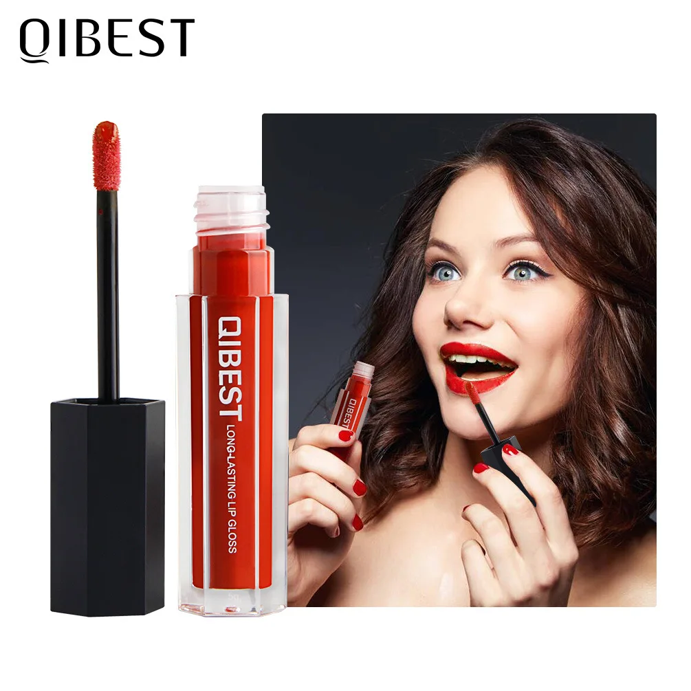 

Factory direct hair make-up, hexagonal lip gloss, matte matte face hold makeup lip gloss, non-stick liquid lipstick