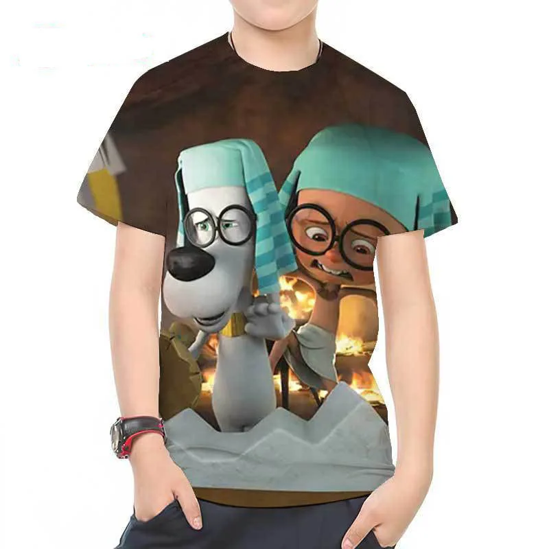 

Summer New Kids Anime Dog T-shirt Cartoon 3D Printing Boys And Girls Casual T-shirt Baby Funny T-shirt Children's Top O-neck
