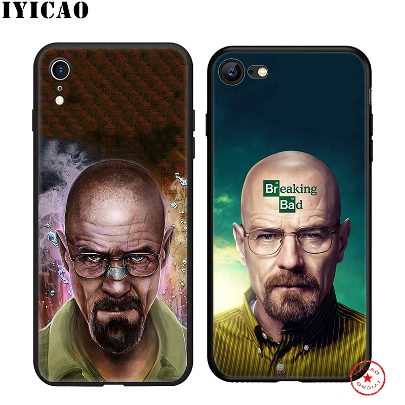 IYICAO Heisenberg Breaking Bad Soft Case for iphone 11 Pro Xr Xs Max 6 6s 7 8 Plus 5 5s Se Silicone TPU |