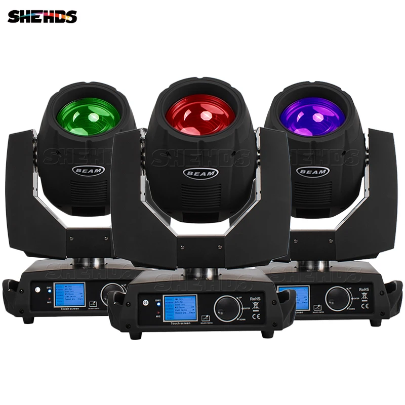 SHEHDS 7R 230 Вт Луч движущаяся головка Контроллер освещения DMX Lyre для атмосферы диско