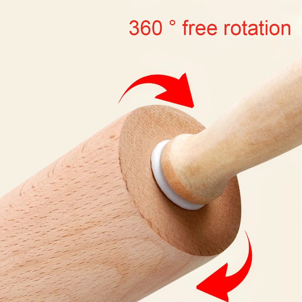 Кухонная деревянная Скалка ремесла выпечки помадка торт украшение тесто ролик