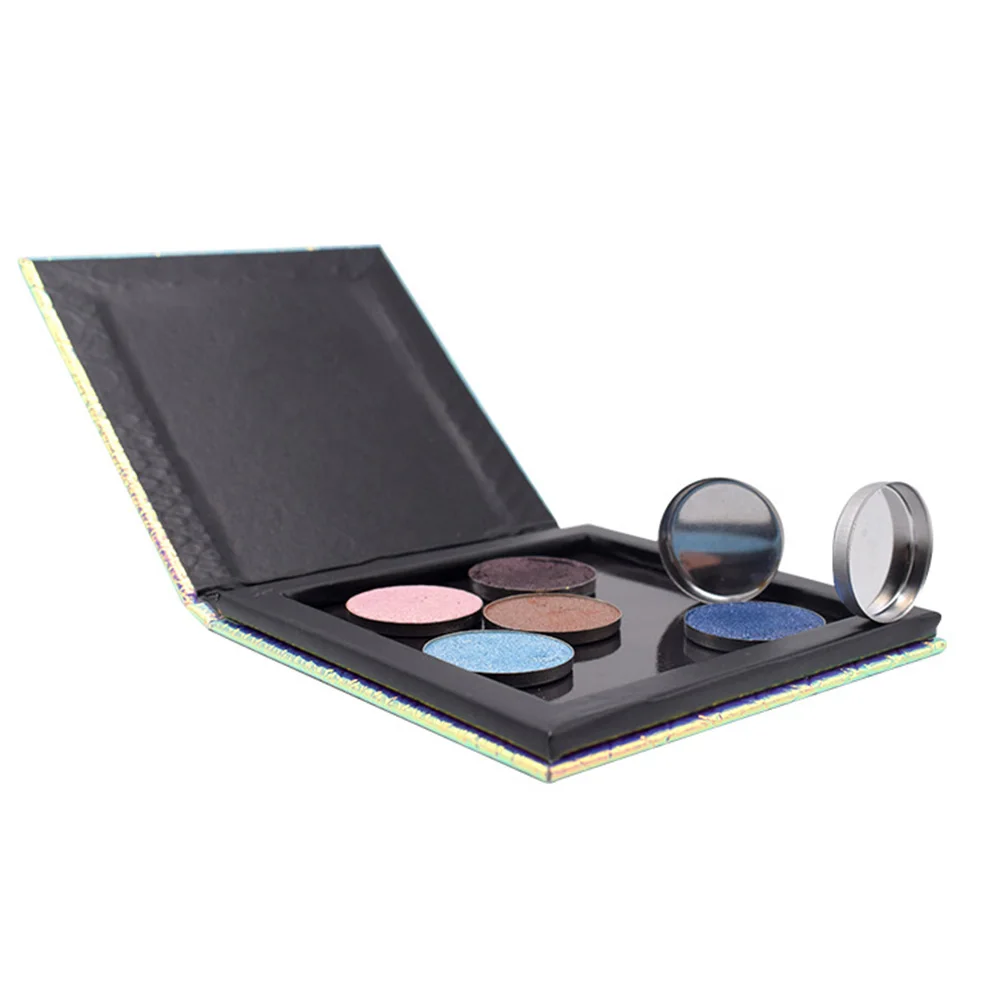 

Women Protective Fashion Non Slip Blusher Accessories Fish Scale Patterns Refill DIY Eyeshadow Powder Empty Palette Magnetic