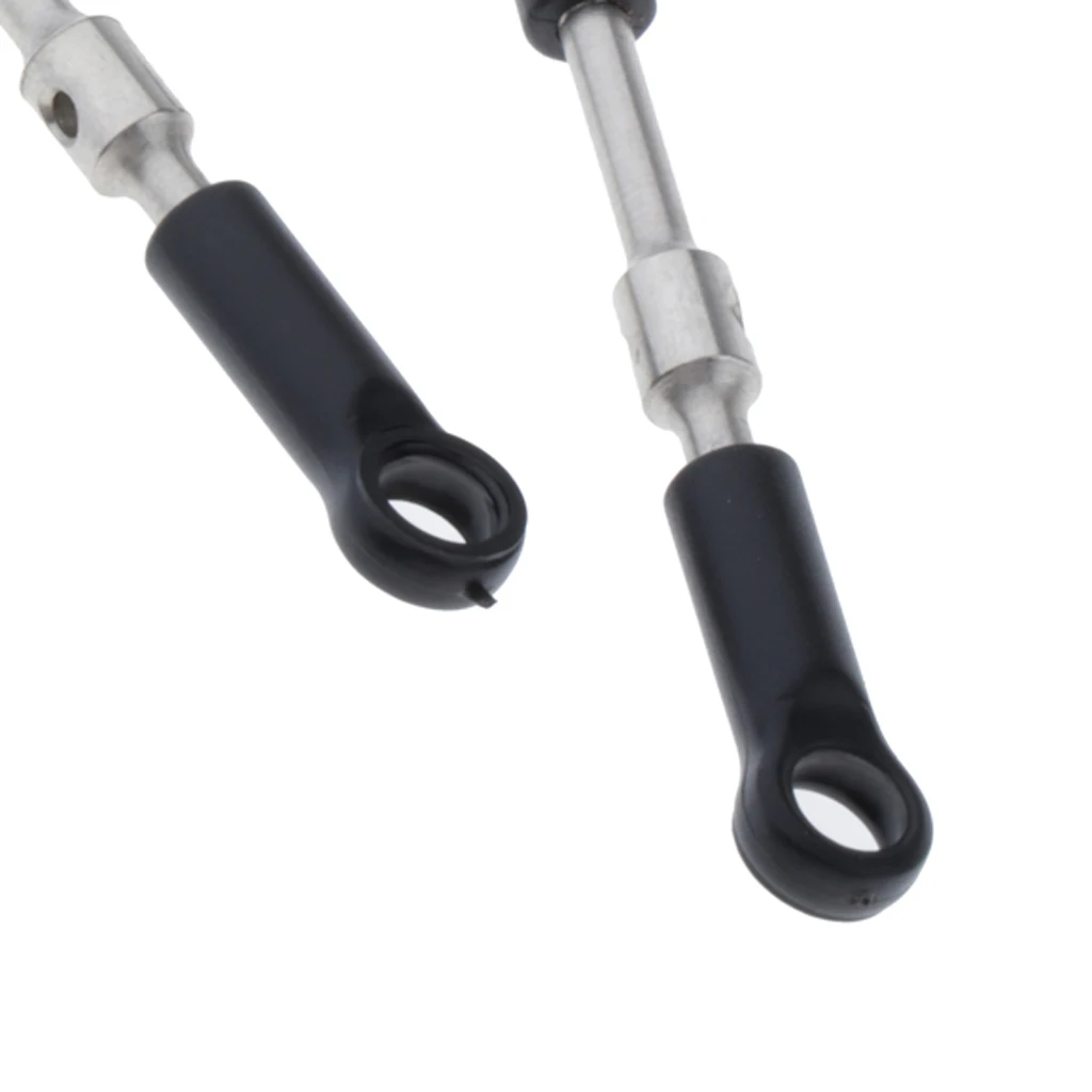 

2x RC Car Servo Linkages Pull Rod for Wltoys 144001 1:14 RC Car Buggy Accs