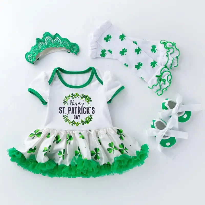 

Newborn Baby Girl Outfit Skirts Set St Patrick's Day Outfits Costume Baby Outfit Kids Summer Dress
