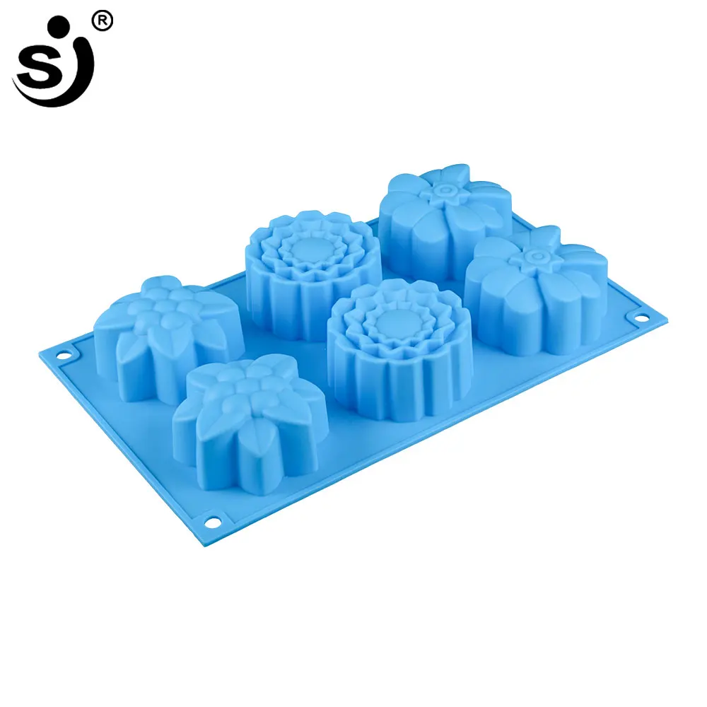 Силиконовая форма SJ 3D сделай сам формы для мыла с цветами инструмент ручной