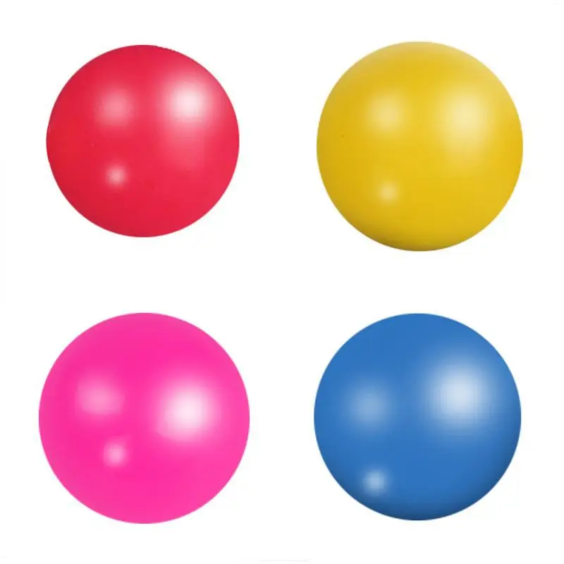 

45mm Stick Ball Flying Target Wall Ball Toys Suction Decompression Vent Gift Catch Throw Ceiling Tossing Stress Relief Kids Play