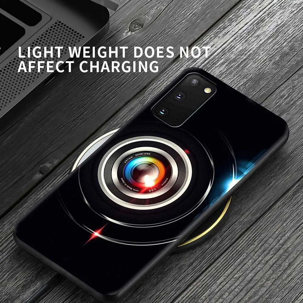 

Soft Case For Samsung Galaxy S21 S20 FE S10 S9 S8 Plus Note 10 20 Ultra 9 Phone Full Cover Retro Vintage Camera Cassette Music