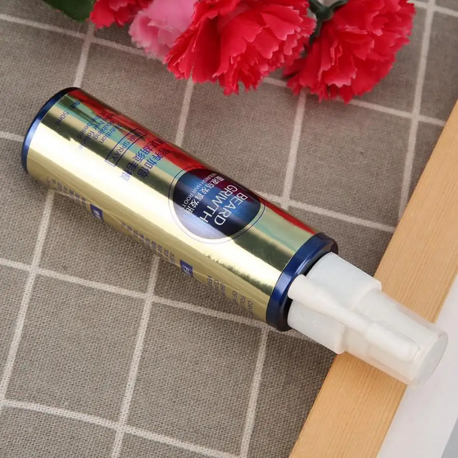 

Hair Loss 50ml Men Beard Hair Mustache Growth Oil Natural Liquid Enhancer Spray Repair Essential Oil Hair Care Product