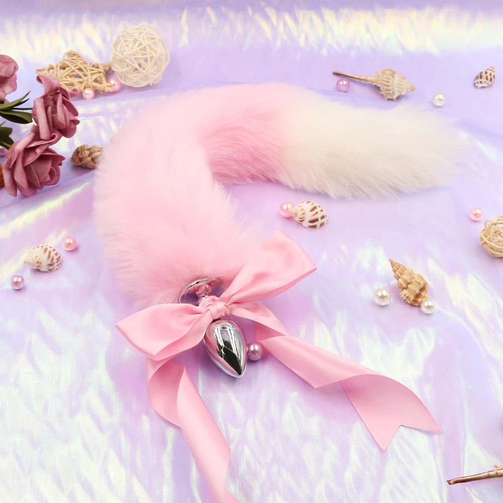 8 шт. металлический лисий хвост Анальная пробка наручники кнут кляп БДСМ бондаж