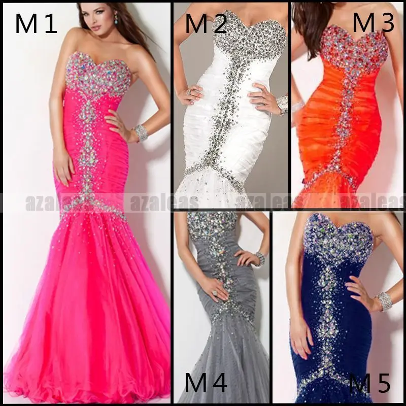 

free shipping custom 2020 New vestidos formale long Sexy Rhinestones Mermaid Gorgeous maxi Prom Gowns Graduation Dresses