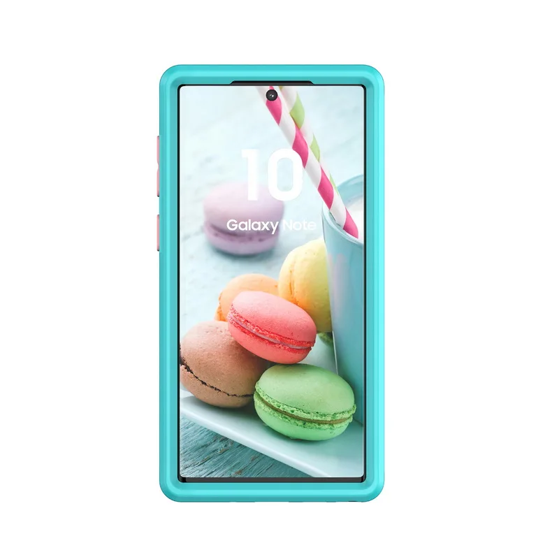 Роскошный Блестящий Алмазный чехол для телефона samsung Galaxy Note 10 Plus S10 S9 Plus Броня гибридная 3 в 1 противоударный жесткий чехол