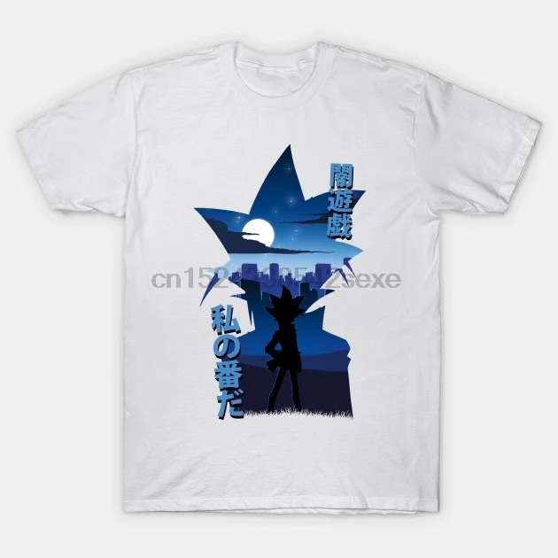 Мужская футболка Yugi Silhouette Yugioh женская футболка| |