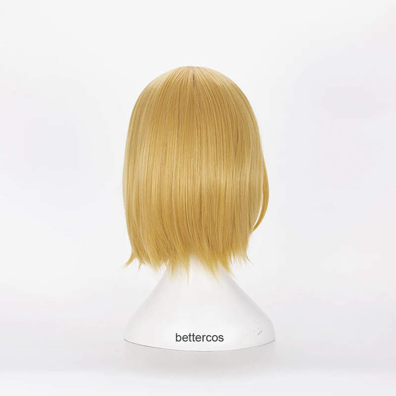 Парик для косплея из Хеталии Польши Axis Powers короткие прямые золотые термостойкие