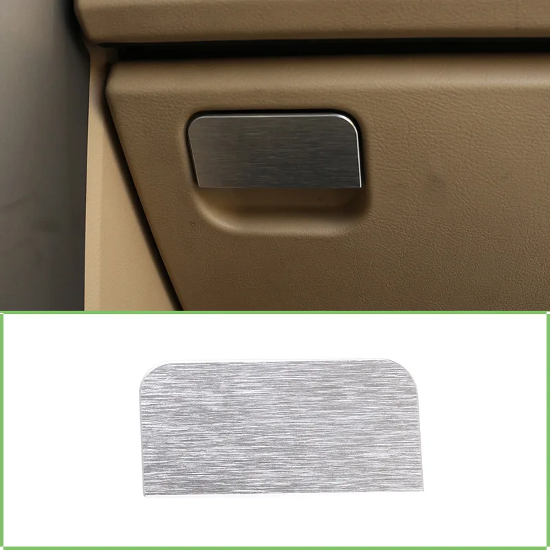 

For Land Rover Discovery 3 2004-09 Aluminum Car Co-Pilot Glove Box Switch Patch Decorative Sticker Car Interior Accessories