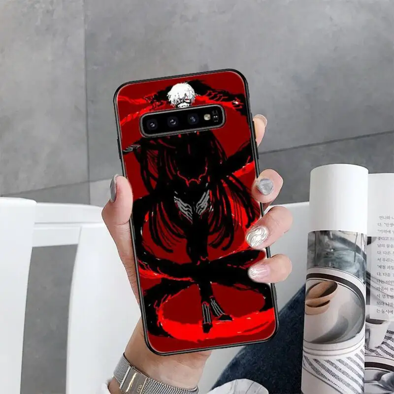 

Japanese anime Tokyo Ghoul Japan Phone Case For Samsung Galaxy S10E S20 Ultra S10 S21 S7 S8 S9 Plus S21Plus S20FE