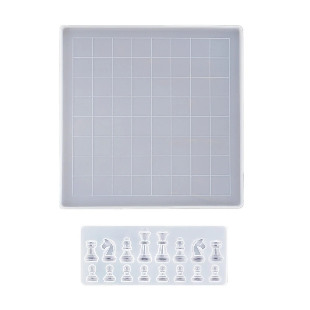 

Шахматная доска, набор силиконовых форм, шахматы, силиконовая форма, шахматная доска, форма для литья эпоксидной смолы для творчества, рукод...