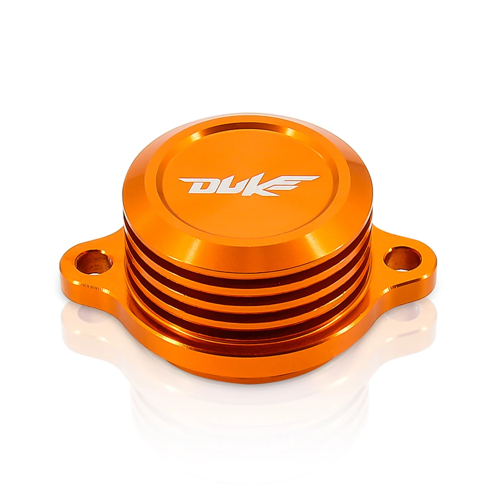Оранжевая крышка топливного фильтра статора двигателя мотоцикла алюминиевая CNC