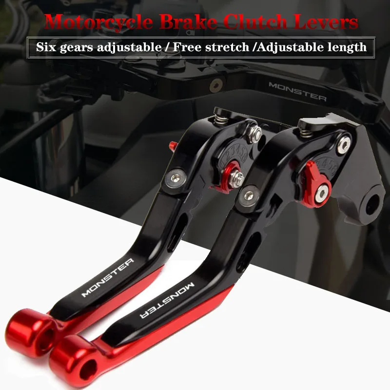 

Для Ducati Monster ST2 M 400 600 620 750 919 796 696 M600 ST2 CNC алюминиевые ручки аксессуары рычаги тормоза и сцепления мотоцикла