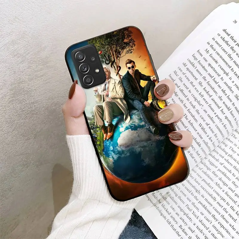 hot tv good o omens phone case for samsung galaxy a02 a12 a21 a22 a32 a41 a42 a51 a71 a72 shell free global shipping