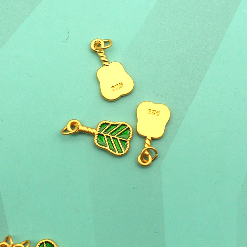

6Pcs Cute Little Banana Fan Jewelry Making Pendant Bracelet Earrings Necklace Pendant Charm Chain Findings New Arrival 2021