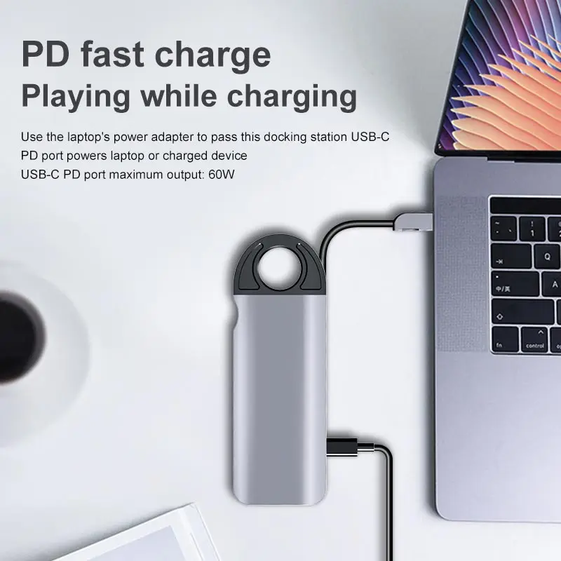 Док-станция 10 в 1 для MacBook USB C-HDMI/VGA/RJ45 Thunderbolt 3 | Компьютеры и офис