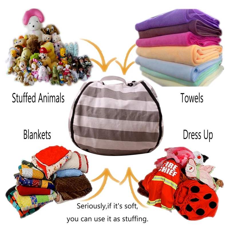 

Large Capacity Toy Storage Bag Camping HandBags Children Women Shopper Travel Package Zipper Outdoor Bags Reusable Tote Bolsa