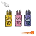 Нашивка Pocky бисквит, индивидуальная самодельная вышитая аппликация для одежды любого размера и с логотипом