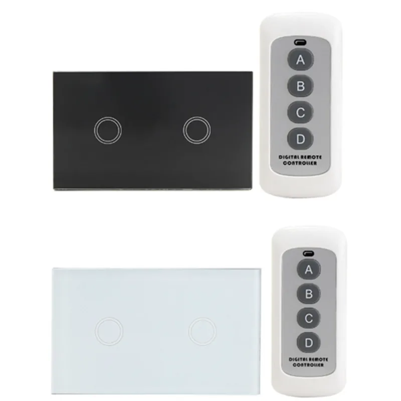 Умный переключатель 2 банды 1 способ США Стандартный умный настенный сенсорный