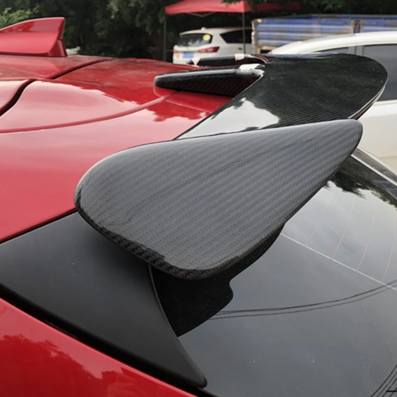 

For Mazda 3 Axela Hatchback 2014 2015 2016 2017 ABS Exterior Rear Spoiler Tail Trunk Boot Wing Decoration Car Styling
