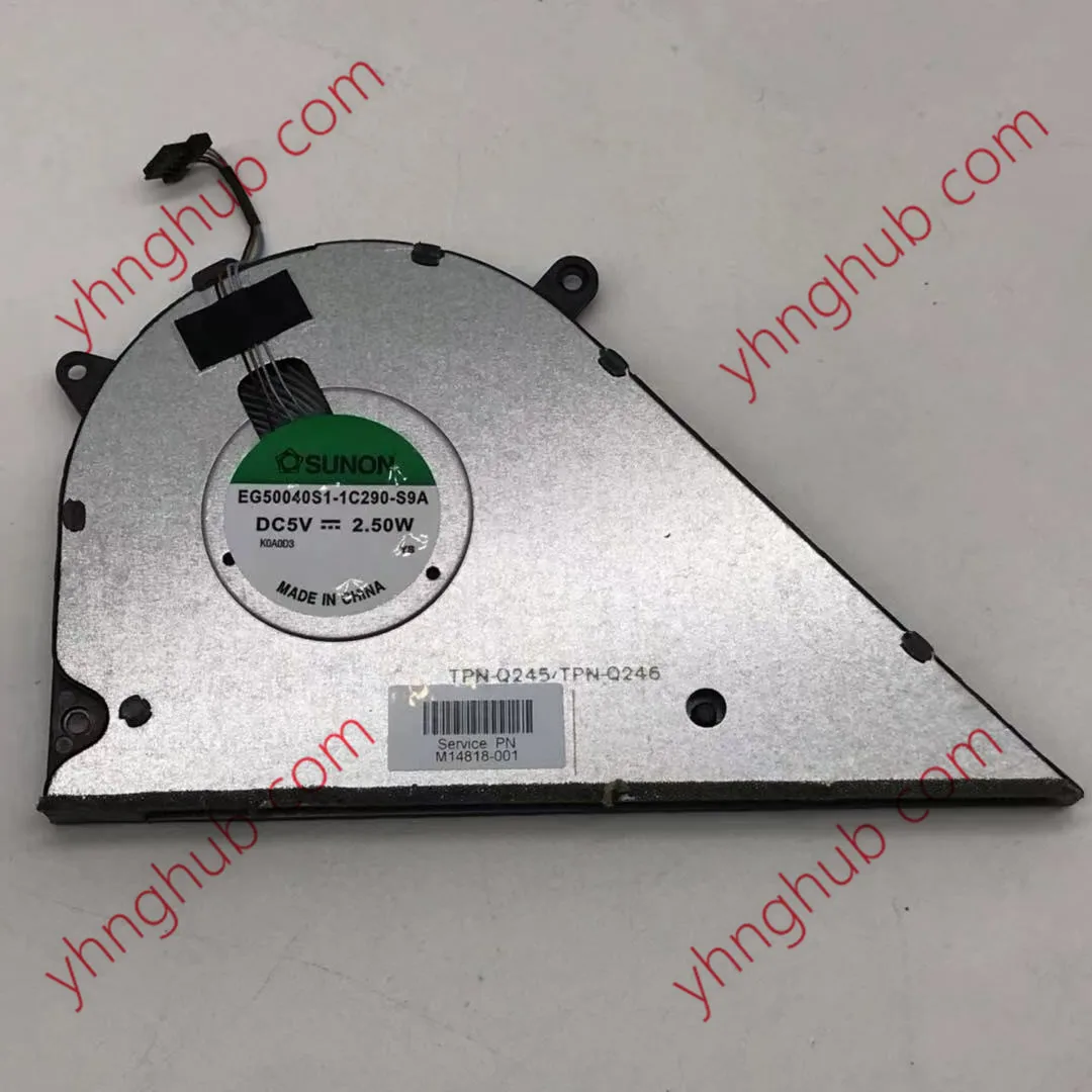 

SUNON EG50040S1-1C290-S9A DC 5V 2.50W 4-Wire Laptop Cooling Fan
