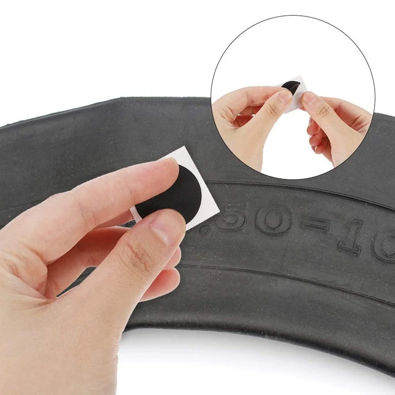 

Bike Tire Repair Kit Spoon Iron Changing Tool Includes Stainless Steel Bike Tire Lever, Metal Rasp File and Bike Patches
