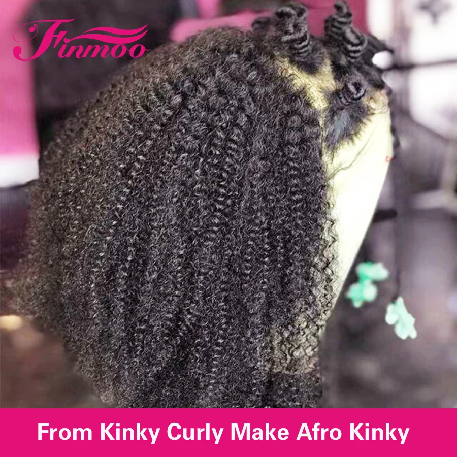 Афро кудрявый парик 13X6 фронта шнурка человеческих волос парики для черных женщин