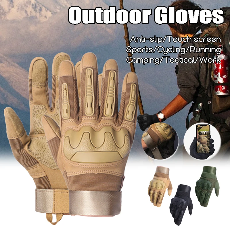 

Tactical Military Gloves Army Paintball Shooting Airsoft Combat Bicycle Motorcycle Outdoor Sport Mountaineering Anti-Skid Glove