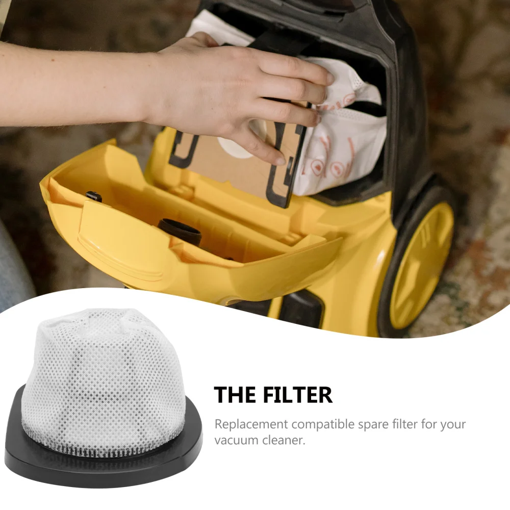 

4pcs Vacuum Cleaner Filter Net Durable Vacuum Cleaner Strainer (Light Gray)