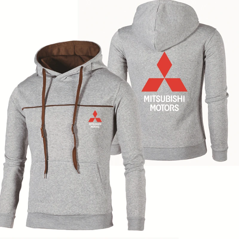 

Толстовка мужская с принтом логотипа автомобиля, модная повседневная кофта с капюшоном с скошенной цепочкой, весна-осень