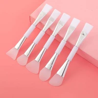 1pcs cosmetic beauty tool skin care concealer makeup brushes silica gel wool fiber blending double ended facial mask brush