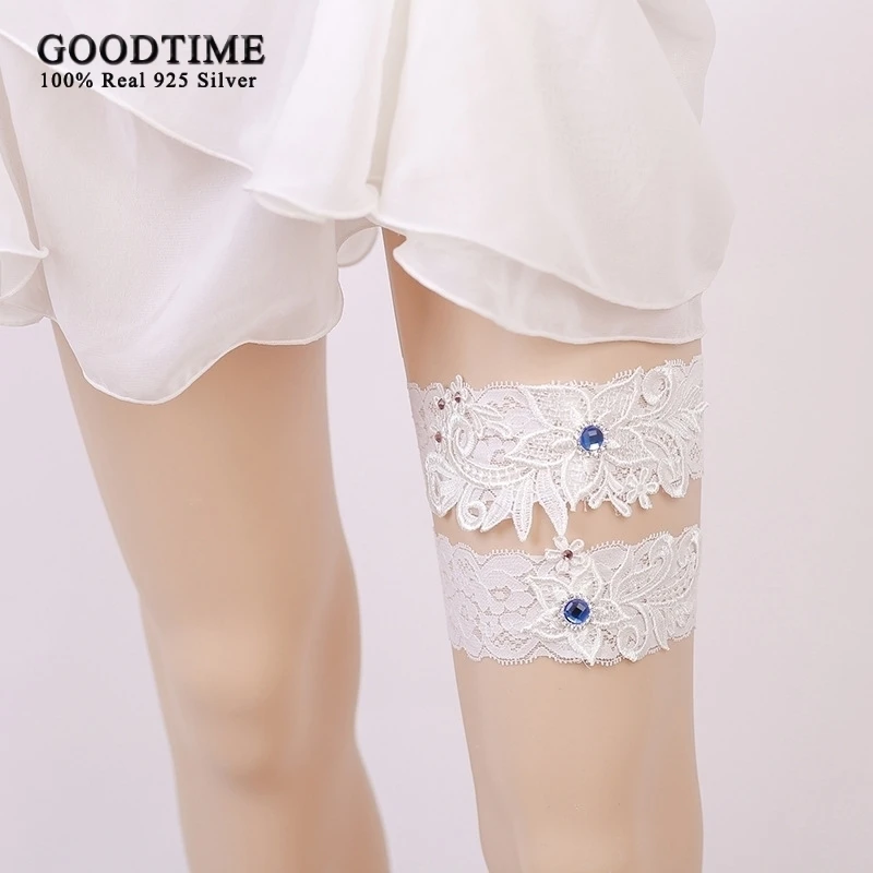 Модные свадебные подвязки с цветочным бисером аксессуары для платья кружевное