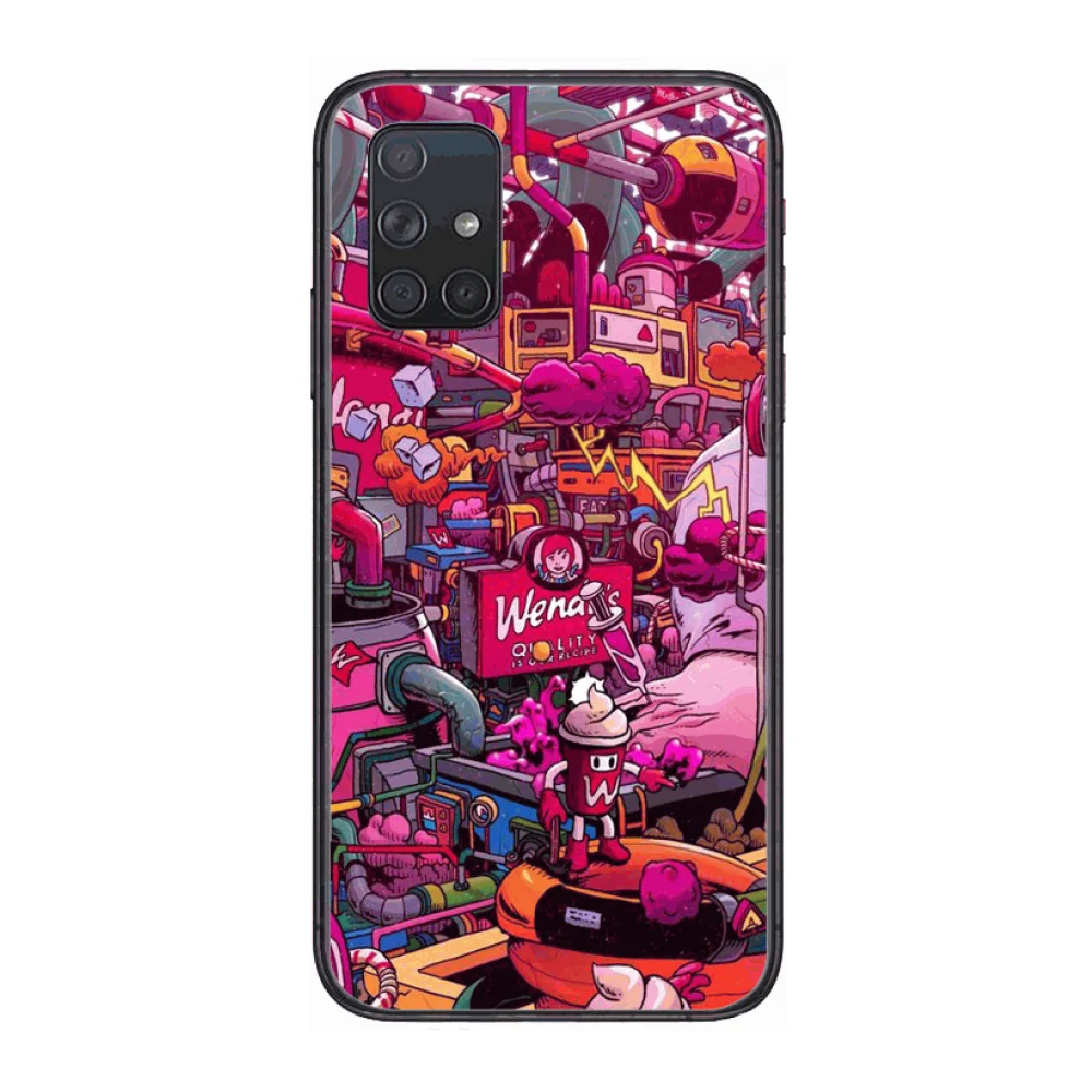 

Graffiti Street Phone Case Hull For Samsung Galaxy A 50 51 20 71 70 40 30 10 E 4G 5G S Black Shell Art Cell Cover