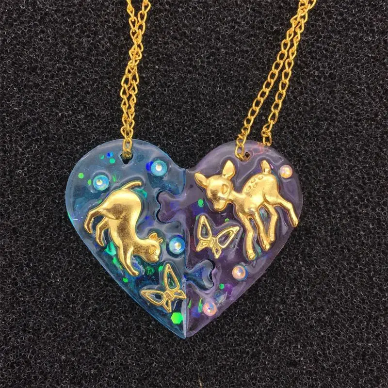 

23 Pcs/set DIY Handmade Jewelry Crystal Epoxy Necklace Pendant Mold Irregular Molds Set