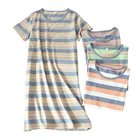 Летние kawaii мультфильм 100% хлопок женские ночные рубашки Ночное платье японский Повседневный короткий рукав домашняя пижама для женщин