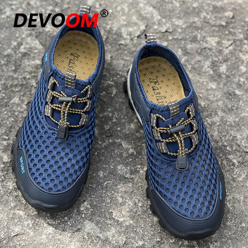 Кроссовки мужские сетчатые дышащие для активного отдыха походов скалолазания