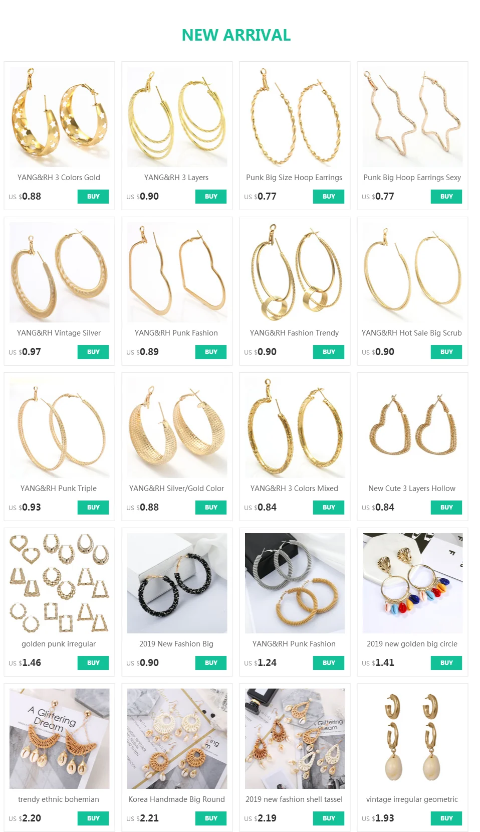 YANG& RH модные трендовые Большие размеры круглые серьги-кольца для женщин круг цвет золотой висячие Большие размеры петли серьги панк ювелирные изделия