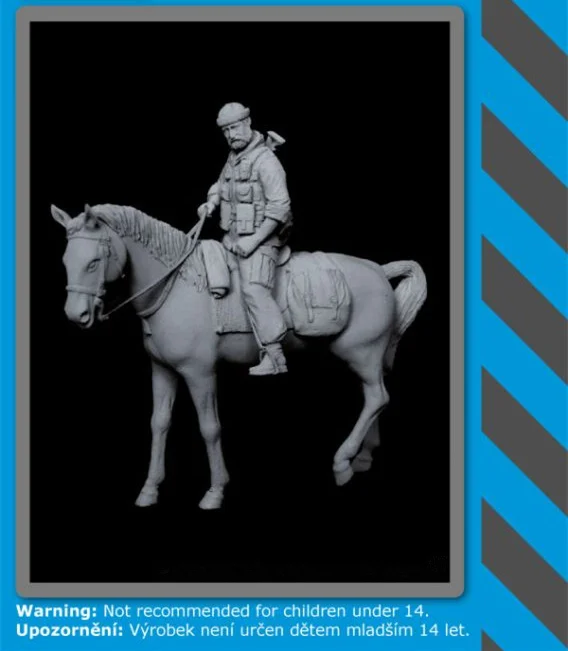 

Фигурка Модели GK из смолы в масштабе 1/35, Спецназ США на лошади, несобранный и Неокрашенный комплект